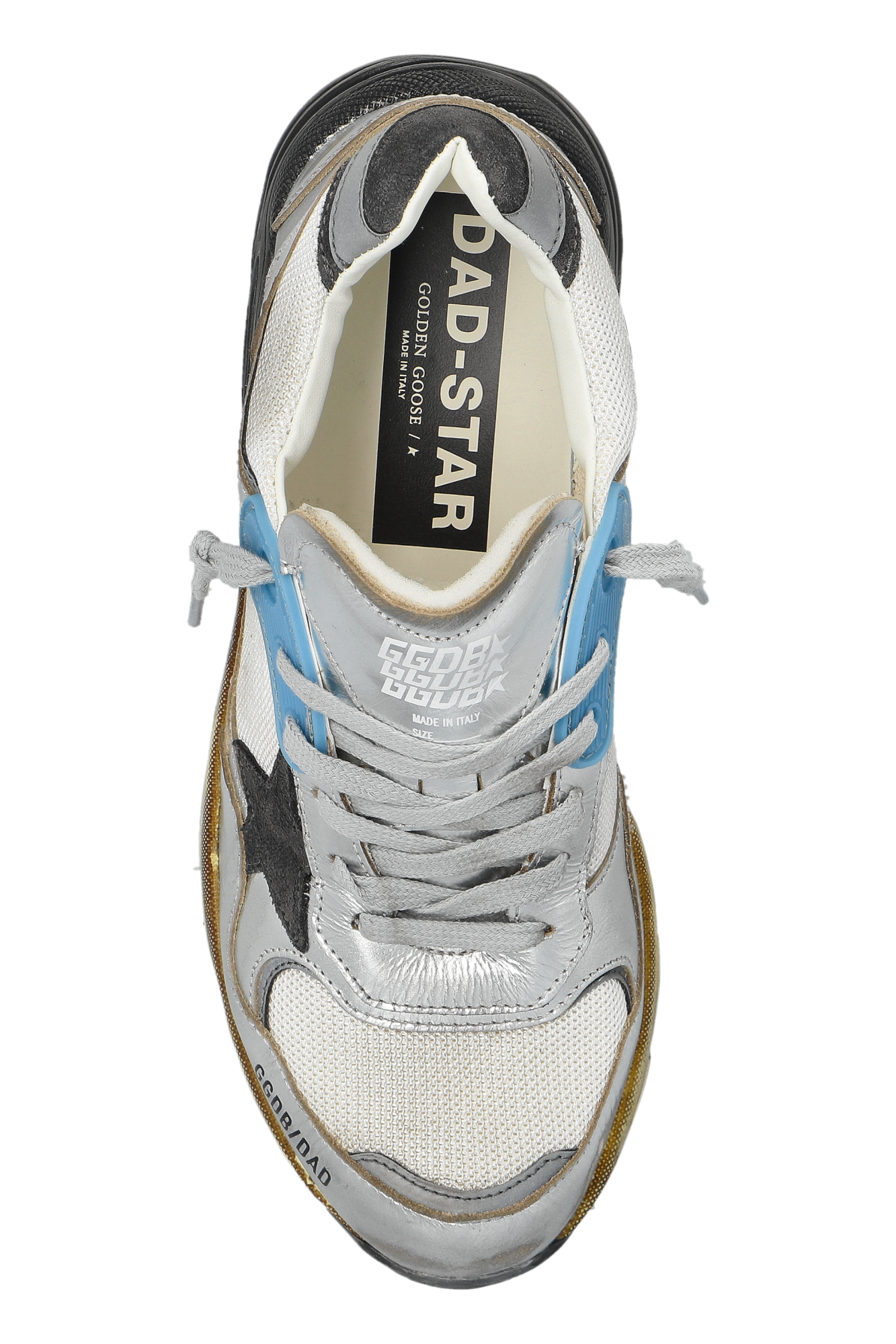 【Golden 】Running Dad Silver Tab Sneakers - White aw2122-goldengoosehomme-05-